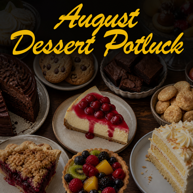 August Dessert Potluck