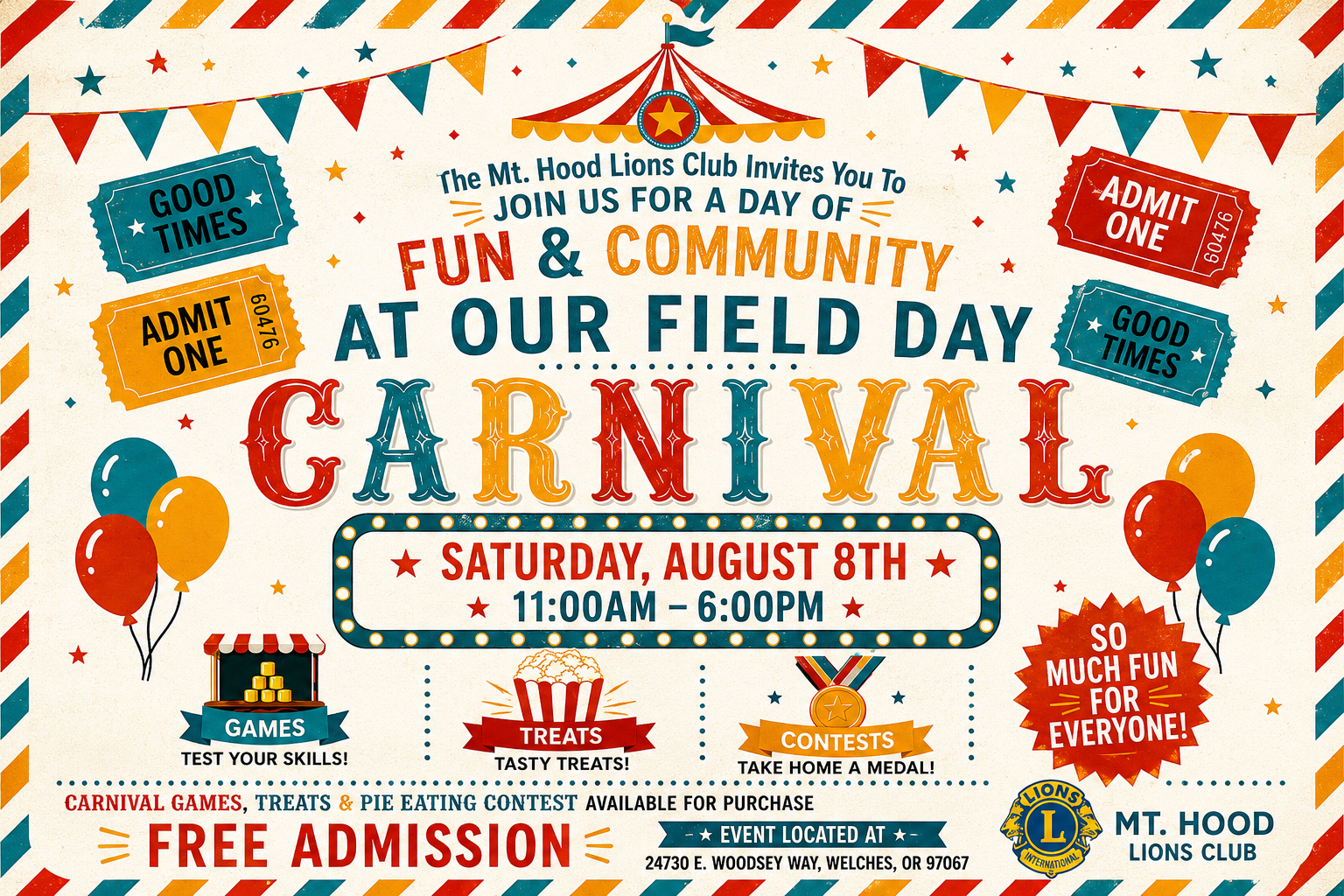 Field Day Carnival 2026