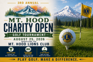 3rd Annual Mt. Hood Charity Open