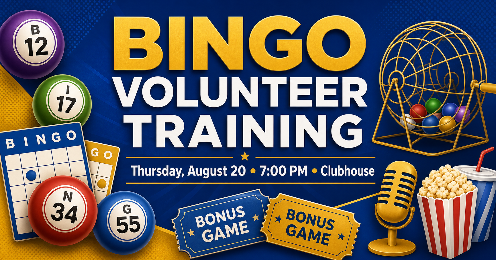 Bingo Volunteer Training